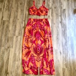Beachy two piece pant set